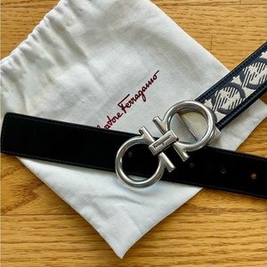 Men’s Ferragamo Gancini belt. 38.5” 3cm wide.